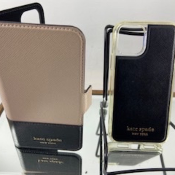 Kate Spade Morgan Folio Phone Case Leather - Picture 1 of 12